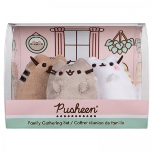 Gund Pusheen Family Gathering Collector Set Of 3 3 IN, Gund USA | TJ479867W6