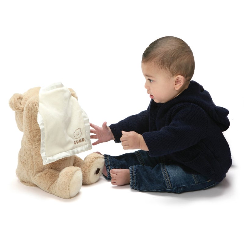 Gund Animated Peek-a-boo Bear 11.5 IN, Gund USA | XT669346I2