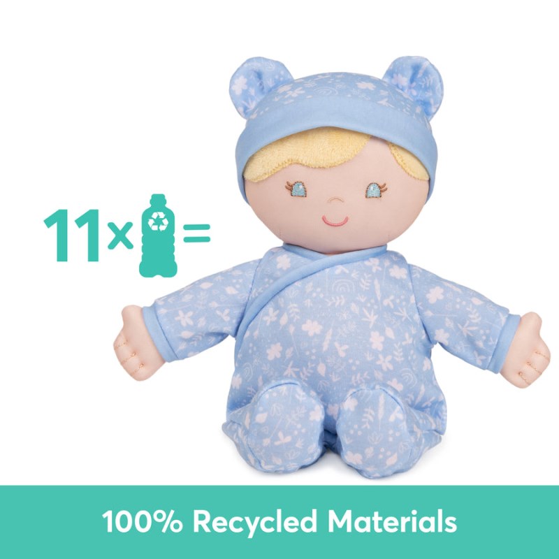 Gund Aster 100% Recycled Baby Doll (Blue) 12 IN, Gund USA | PR476487A6