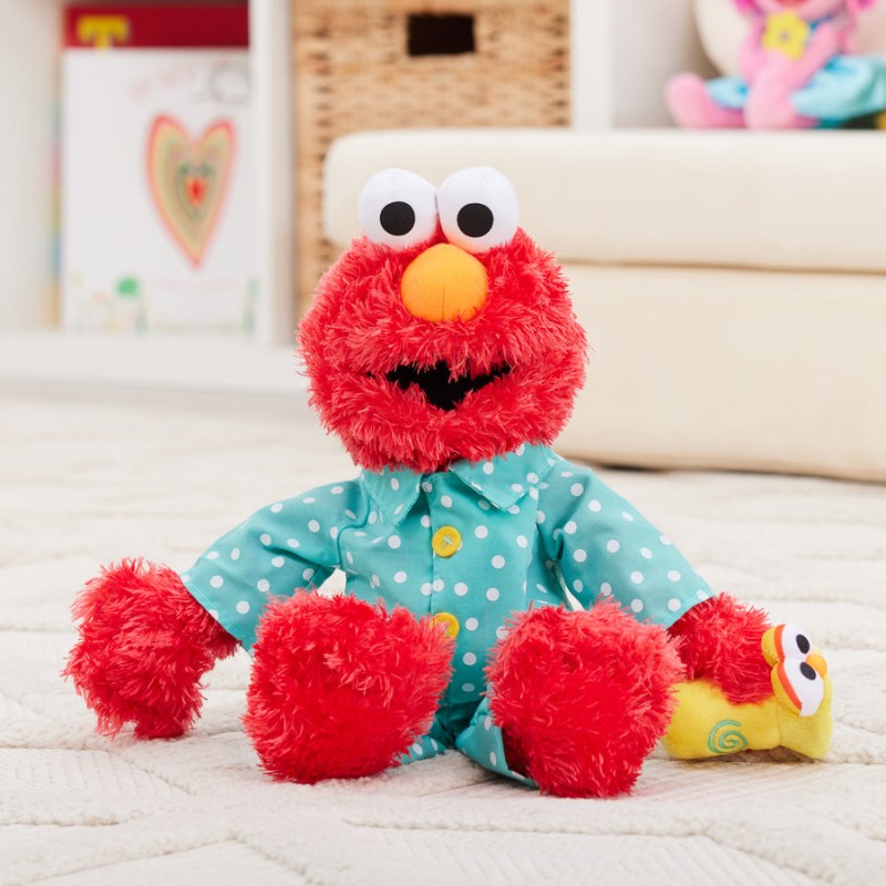 Gund Bedtime Elmo With Glow-in-the-dark Pajamas & Led Flashlight 12 IN, Gund USA | OL277317R3