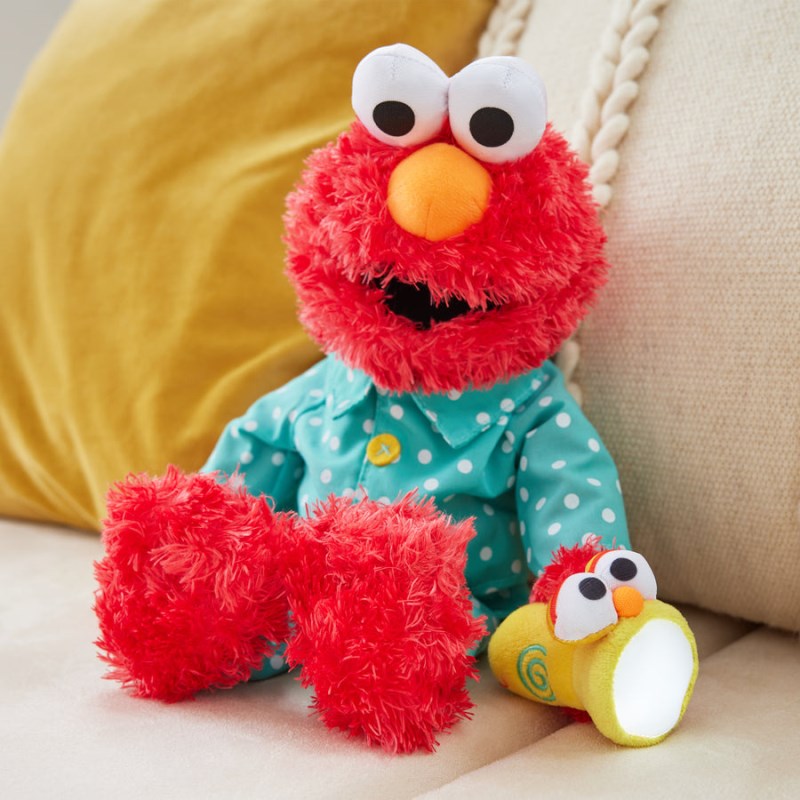 Gund Bedtime Elmo With Glow-in-the-dark Pajamas & Led Flashlight 12 IN, Gund USA | OL277317R3