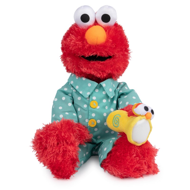 Gund Bedtime Elmo With Glow-in-the-dark Pajamas & Led Flashlight 12 IN, Gund USA | OL277317R3