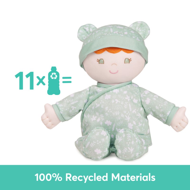 Gund Daphnie 100% Recycled Baby Doll (Green) 12 IN, Gund USA | EJ386448T0