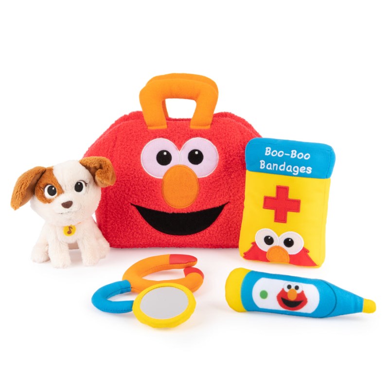 Gund Elmo & Tango Checkup Playset 8 IN, Gund USA | UM611391X9