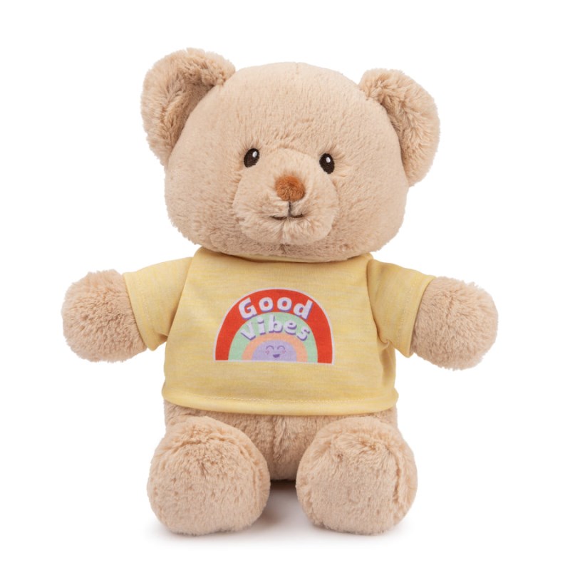 Gund Good Vibes Bear Yellow 12 IN, Gund USA | ES573227Z6