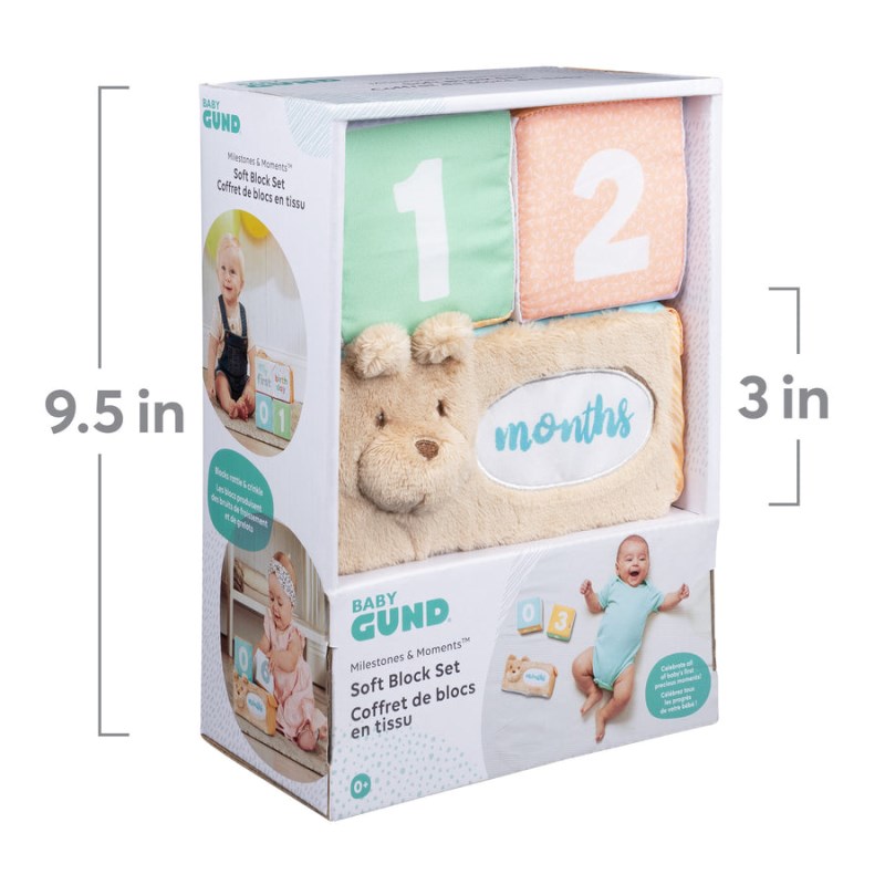 Gund Milestones & Moments Soft Block Set, Gund USA | IC288418L5