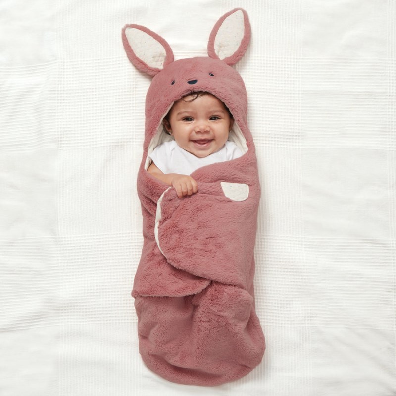 Gund Oh So Snuggly Bunny Blanket Wrap 26 IN, Gund USA | SR613191I8