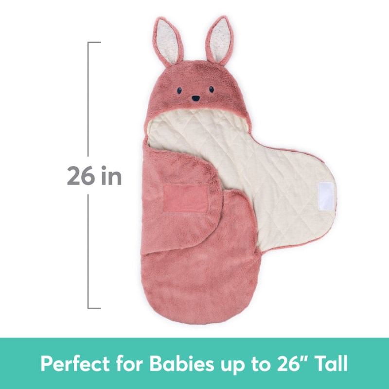 Gund Oh So Snuggly Bunny Blanket Wrap 26 IN, Gund USA | SR613191I8