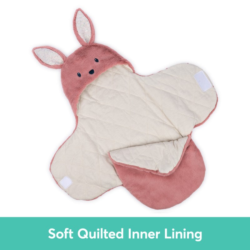 Gund Oh So Snuggly Bunny Blanket Wrap 26 IN, Gund USA | SR613191I8