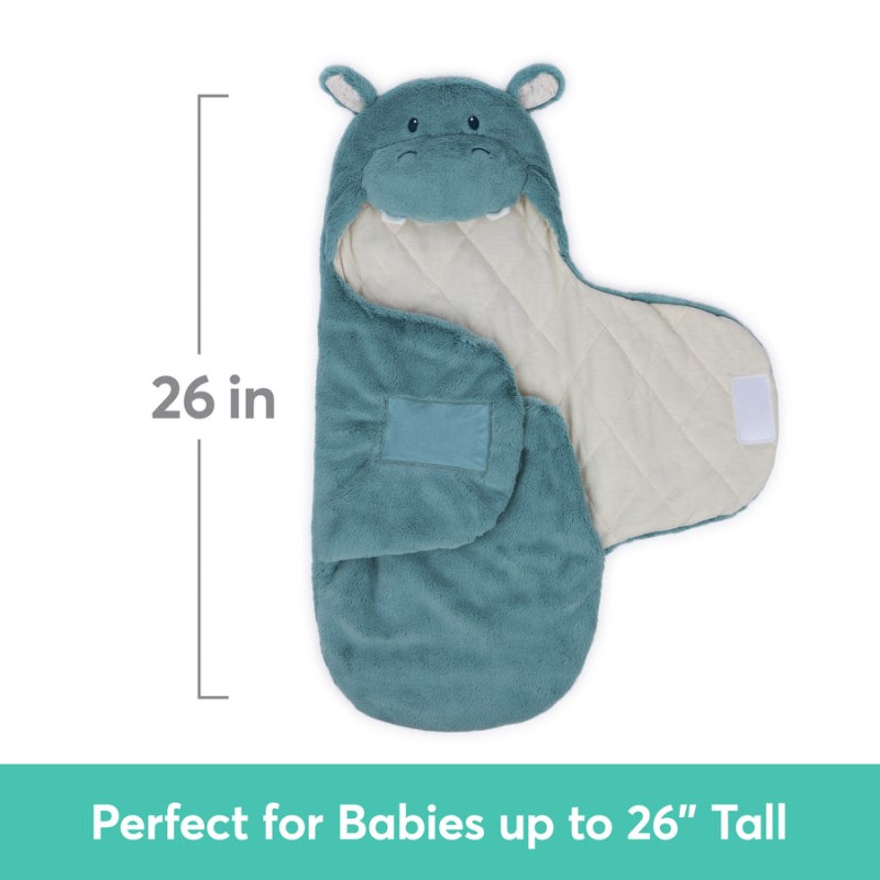 Gund Oh So Snuggly® Hippo Blanket Wrap 26 IN, Gund USA | PY359965D2