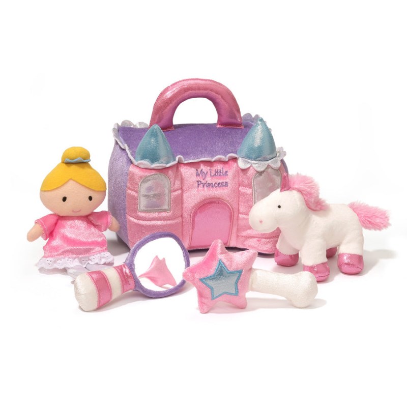 Gund Princess Castle Plush Playset 7 IN, Gund USA | AA125392P5