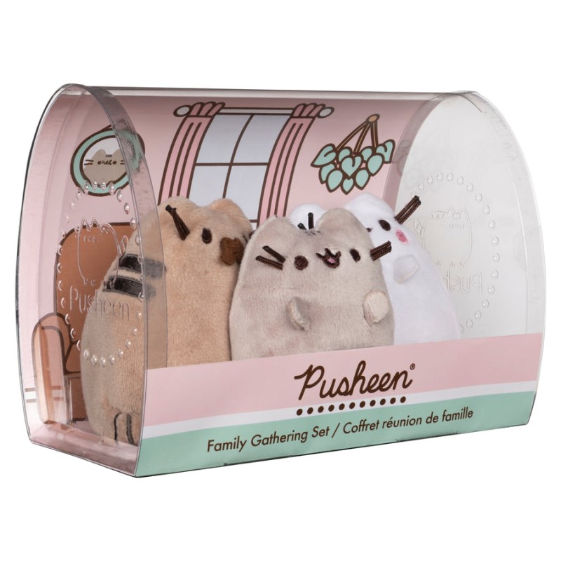 Gund Pusheen Family Gathering Collector Set Of 3 3 IN, Gund USA | TJ479867W6