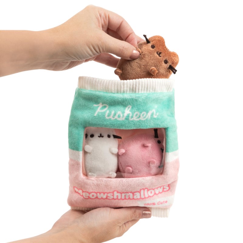 Gund Pusheen Meowshmallows With Removable Mini Plush 7.5 IN, Gund USA | LH165996C2