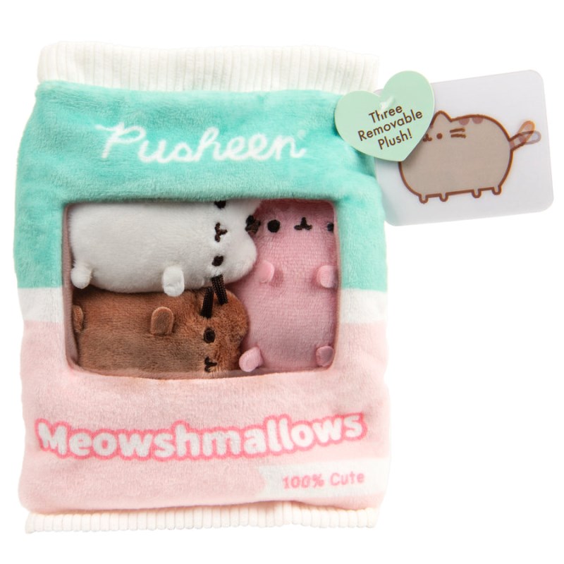 Gund Pusheen Meowshmallows With Removable Mini Plush 7.5 IN, Gund USA | LH165996C2