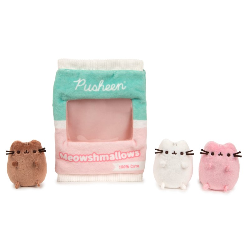 Gund Pusheen Meowshmallows With Removable Mini Plush 7.5 IN, Gund USA | LH165996C2