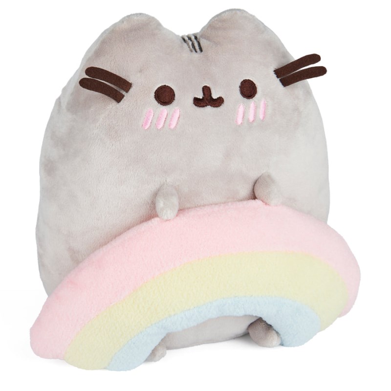 Gund Pusheen With Rainbow 9.5 IN, Gund USA | HR879057W1