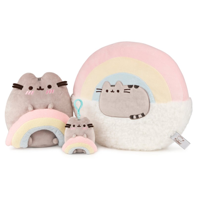 Gund Pusheen With Rainbow 9.5 IN, Gund USA | HR879057W1