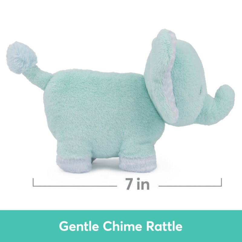 Gund Safari Friends Elephant With Chime 7 IN, Gund USA | QL020652B7