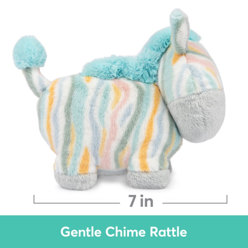 Gund Safari Friends Zebra With Chime 7 IN, Gund USA | MV936123C3