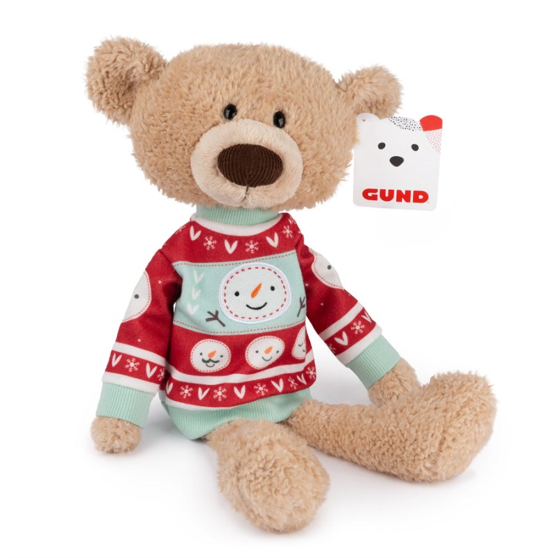 Gund Sleigh Toothpick™ Bear With Holiday Sweater 15 IN, Gund USA | FF626012Y5