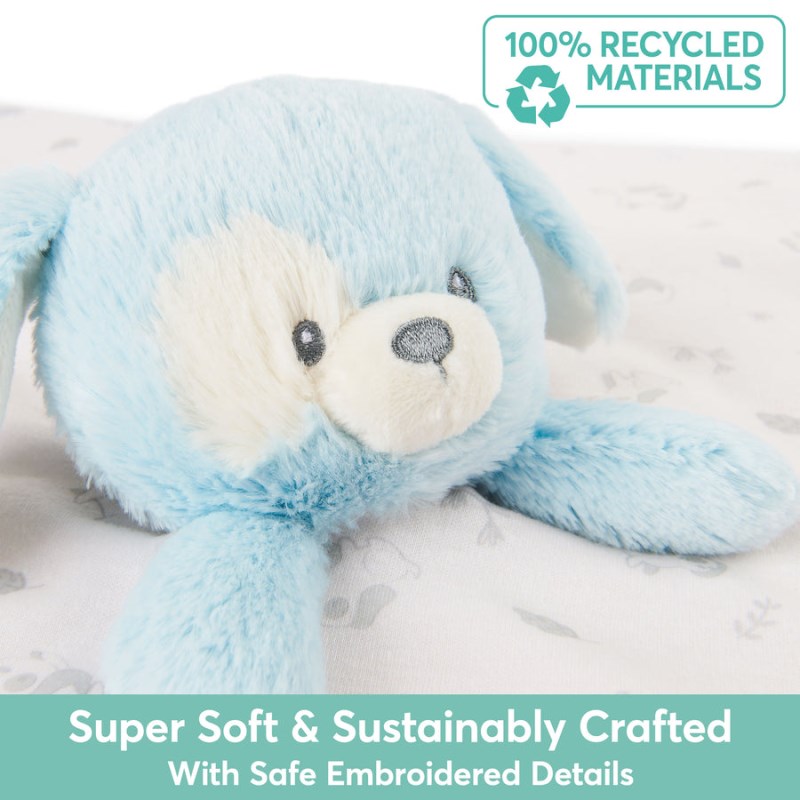 Gund Sustainably Soft™100% Recycled Lovey: Bay™ Puppy 10 IN, Gund USA | CT060446P4