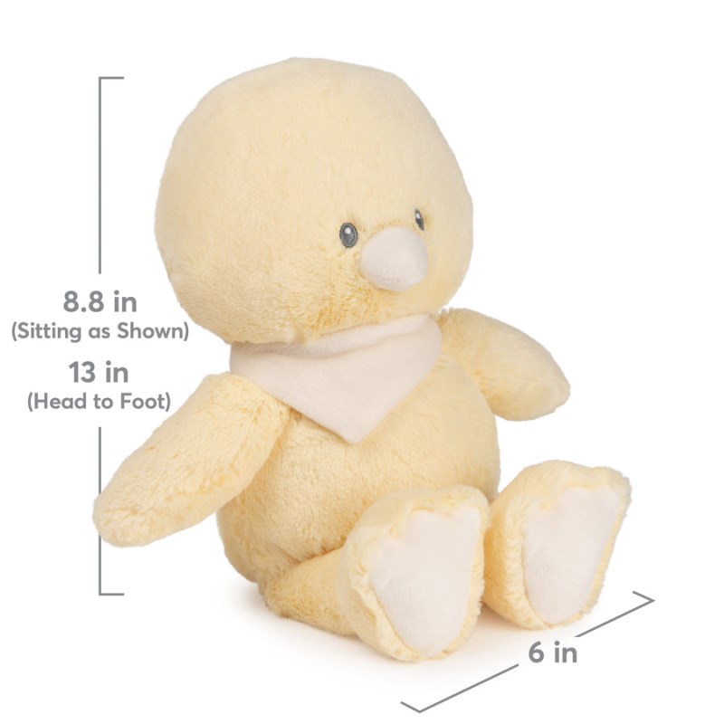 Gund Sustainably Soft 100% Recycled Duckling Yellow 13 IN, Gund USA | FS877907H3