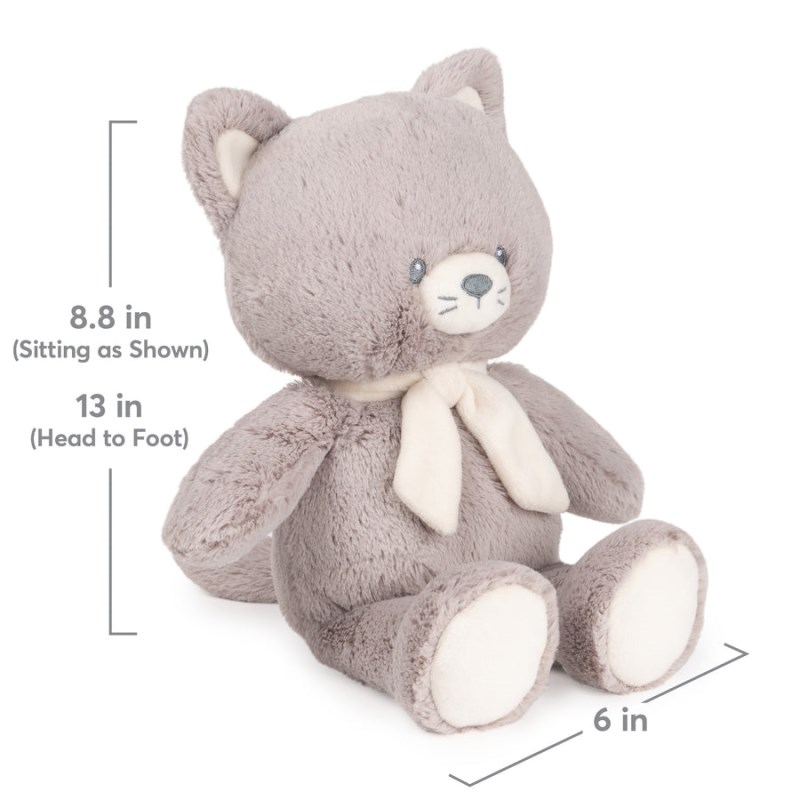 Gund Sustainably Soft 100% Recycled Kitten Gray 13 IN, Gund USA | LB599159B1