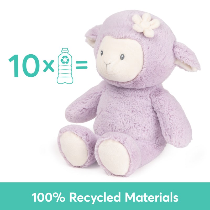 Gund Sustainably Soft 100% Recycled Lamb Lilac 13 IN, Gund USA | AQ808800D1