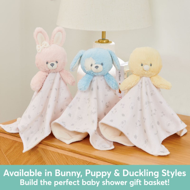 Gund Sustainably Soft™ 100% Recycled Lovey: Roise™ Bunny 10 IN, Gund USA | JN717791C4