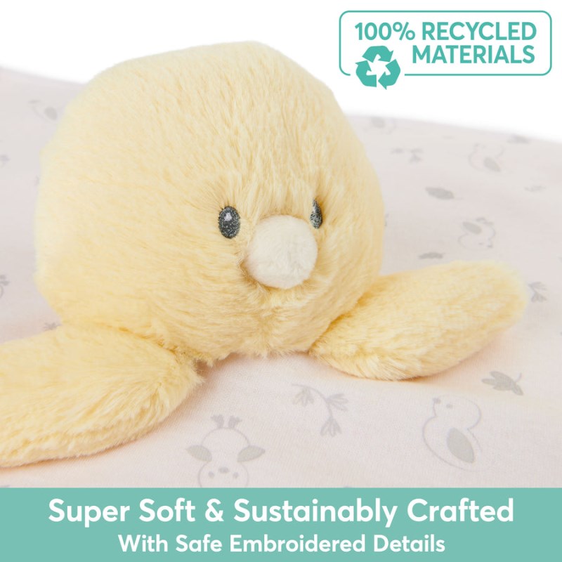 Gund Sustainably Soft™ 100% Recycled Lovey: Buttercup™ Duckling 10 IN, Gund USA | ER994289Q0