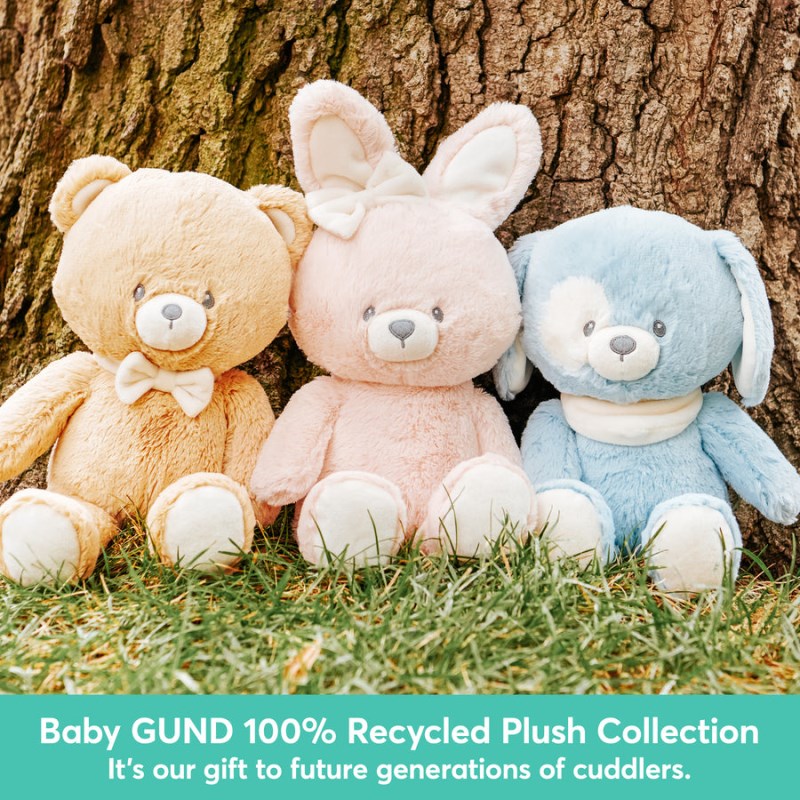 Gund Sustainably Soft™ 100% Recycled Puppy Blue 13 IN, Gund USA | RD959665P0