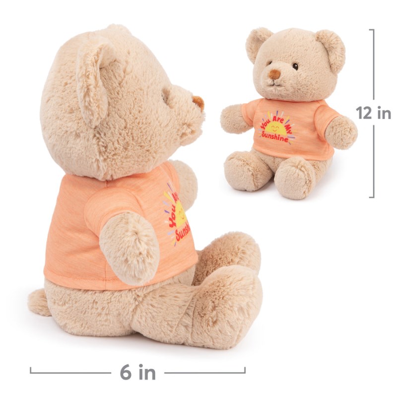 Gund You Are My Sunshine Bear Orange 12 IN, Gund USA | RS889828I5