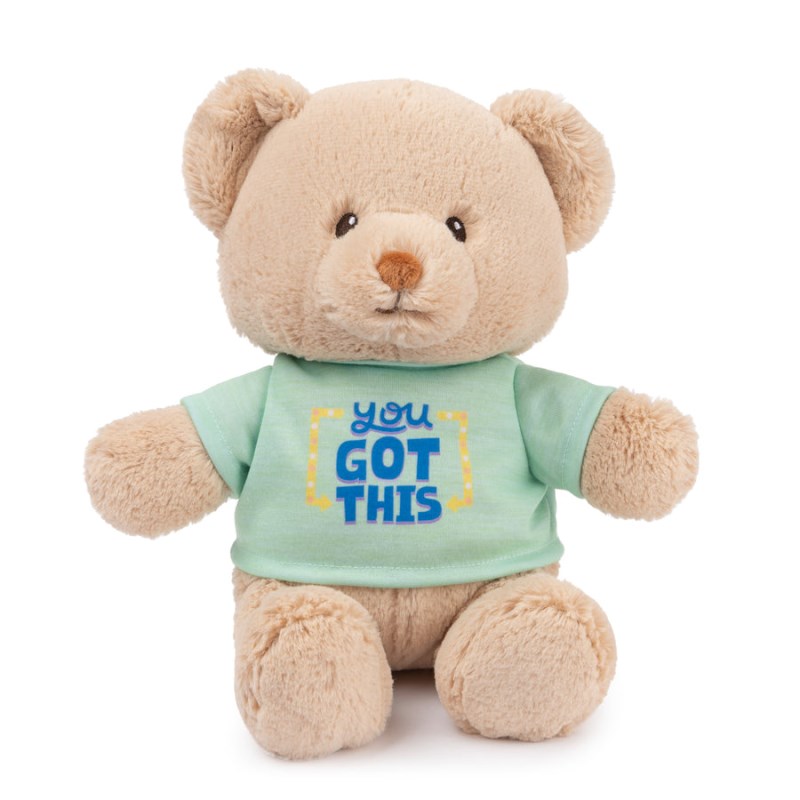 Gund You Got This Bear Green 12 IN, Gund USA | EY123202F1